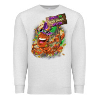 Oatmeal Heather throw me something mister Premium Sweatshirt - CowGirlArtShop