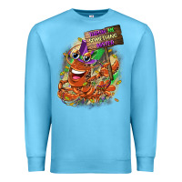 Ocean Blue throw me something mister Premium Sweatshirt - CowGirlArtShop