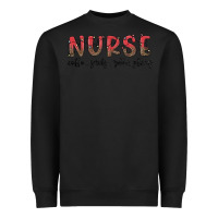 Black christmas nurse Heavyweight Sweatshirt - MaliasSmallBusiness