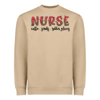 Mushroom christmas nurse Heavyweight Sweatshirt - MaliasSmallBusiness