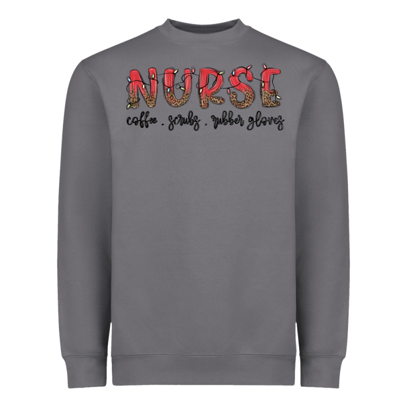 Christmas Nurse Heavyweight Sweatshirt by MaliasSmallBusiness | Teevron