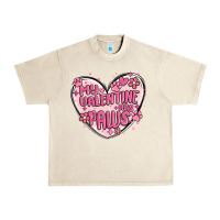 Sandshell my valentine has paws Urban Heavy Tee - MaliasSmallBusiness