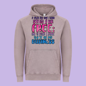 2 Places You Can Stay For Free In Your Lane And Ou Vintage Hoodie Designed By Maliassmallbusiness