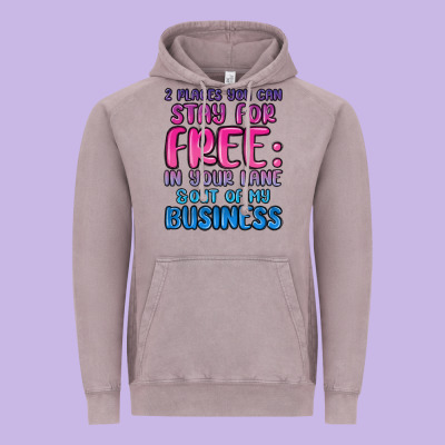 2 Places You Can Stay For Free In Your Lane And Ou Vintage Hoodie Designed By Maliassmallbusiness