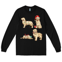 Black christmas dogs Long Sleeve Tee - MaliasSmallBusiness