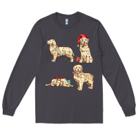 Smoke christmas dogs Long Sleeve Tee - MaliasSmallBusiness
