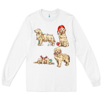 White christmas dogs Long Sleeve Tee - MaliasSmallBusiness