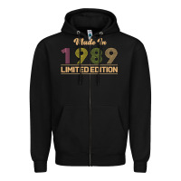 Black Made In 1989 Limited Edition Zipper Hoodie - Bettercallsaul