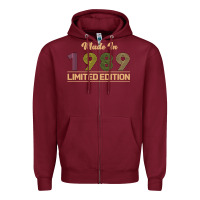 Made In 1989 Limited Edition Zipper Hoodie | Teevron