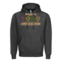 Charcoal Heather Made In 1989 Limited Edition Zipper Hoodie - Bettercallsaul