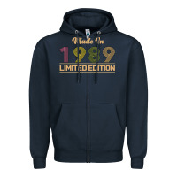 Navy Made In 1989 Limited Edition Zipper Hoodie - Bettercallsaul