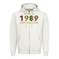 Oatmeal Heather Made In 1989 Limited Edition Zipper Hoodie - Bettercallsaul