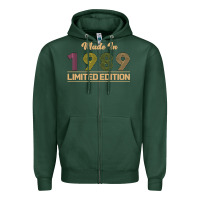 Sports Green Made In 1989 Limited Edition Zipper Hoodie - Bettercallsaul