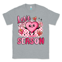 Heather Grey love season Classic Tee - MaliasSmallBusiness