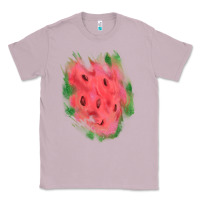 Lilac watermelon glitter watercolor brushstrokes patch Classic Tee - RanaPortraitStore
