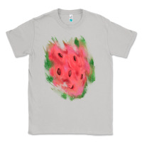 Moon Dust watermelon glitter watercolor brushstrokes patch Classic Tee - RanaPortraitStore