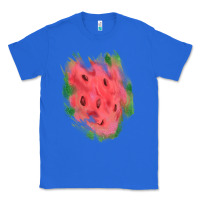 True Royal watermelon glitter watercolor brushstrokes patch Classic Tee - RanaPortraitStore