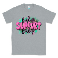 Heather Grey babes support babes Classic Tee - JahusDesignShop