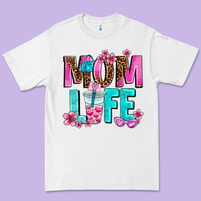 Mom Life Premium Tee Designed By Adodesignshop