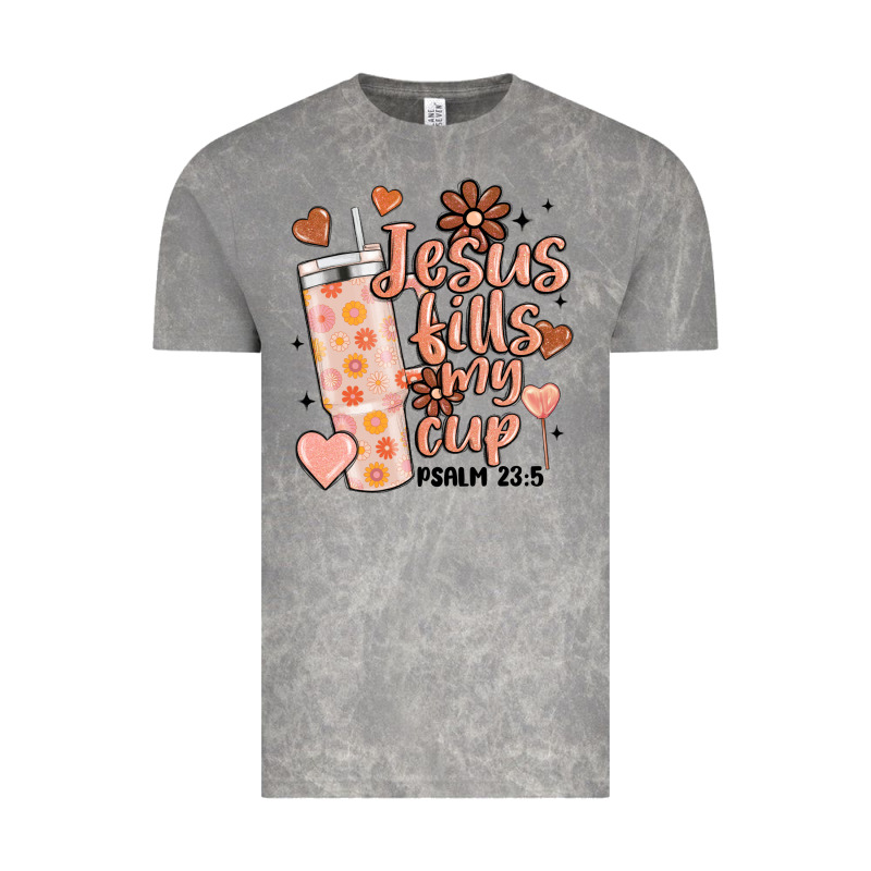 Valentine Jesus Fills My Cup Vintage Tee by MaliasSmallBusiness | Teevron