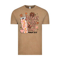 Vintage Coffee valentine jesus fills my cup Vintage Tee - MaliasSmallBusiness