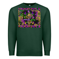 Sports Green mardi gras fleur de lis Premium Sweatshirt - CowGirlArtShop