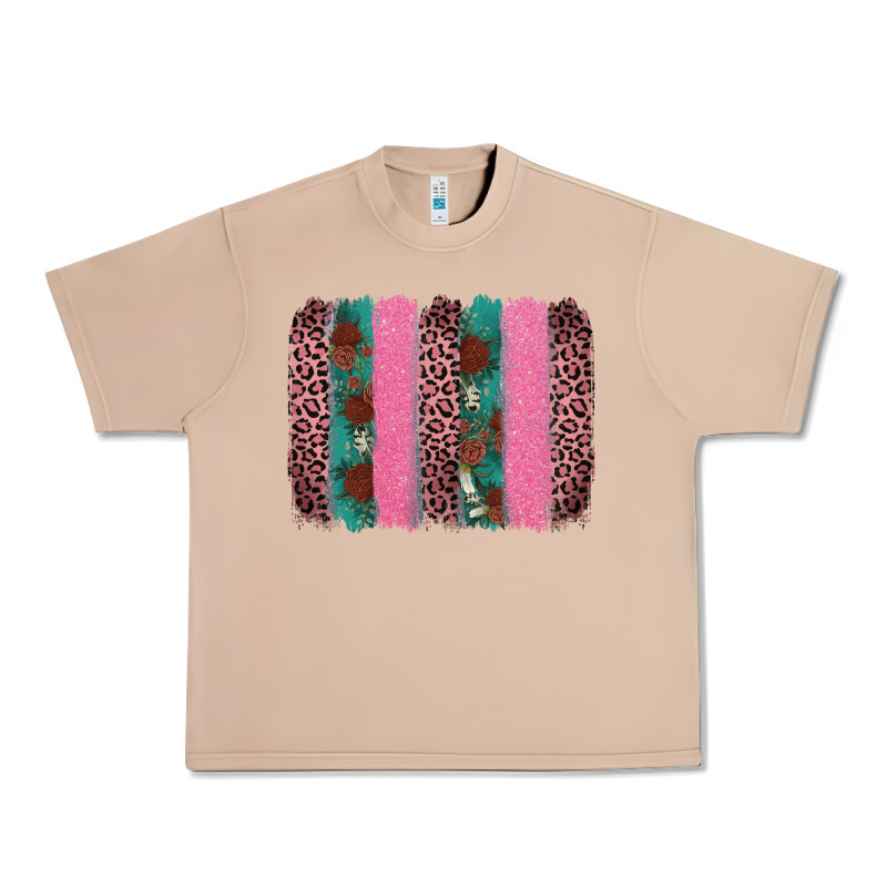 Valentine's Leopard Brushstroke Urban Heavy Tee by AdoDesignShop | Teevron
