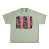 Oil Green valentine's leopard brushstroke Urban Heavy Tee - AdoDesignShop