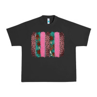 Pigment Black valentine's leopard brushstroke Urban Heavy Tee - AdoDesignShop