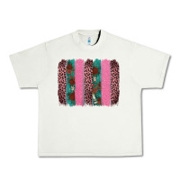 Pistachio valentine's leopard brushstroke Urban Heavy Tee - AdoDesignShop