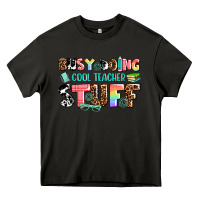 Asphalt busy doing cool teacher stuff Heavy Core Tee - AdoDesignShop