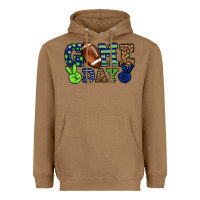 Toasted Coconut Game day green and blue team color Heavyweight Hoodie - HowdyJamesFarm