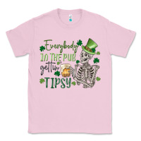 Bubblegum Pink everybody in the pub gettin' tipsy Classic Tee - MaliasSmallBusiness