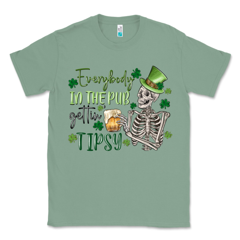 Everybody In The Pub Gettin' Tipsy Classic Tee by MaliasSmallBusiness | Teevron