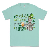 Seafoam everybody in the pub gettin' tipsy Classic Tee - MaliasSmallBusiness