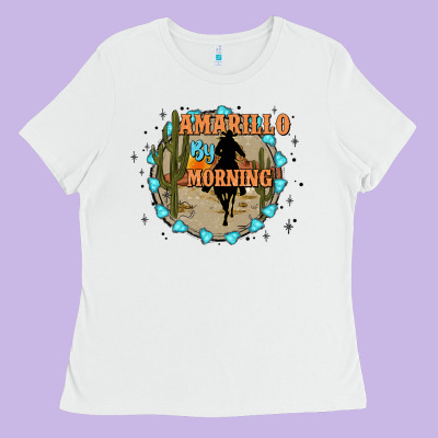 Amarillo By Morning Ladies Tee Designed By Jahusdesignshop