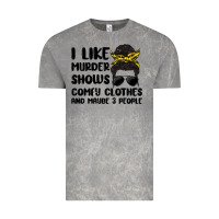 Cloud Rock i like murder shows comfy clothes and maybe 3 peop Vintage Tee - MaliasSmallBusiness