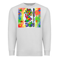 Dove Grey peace love understand Premium Sweatshirt - CowGirlArtShop