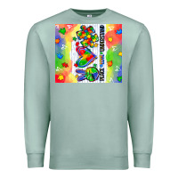 Seafoam peace love understand Premium Sweatshirt - CowGirlArtShop