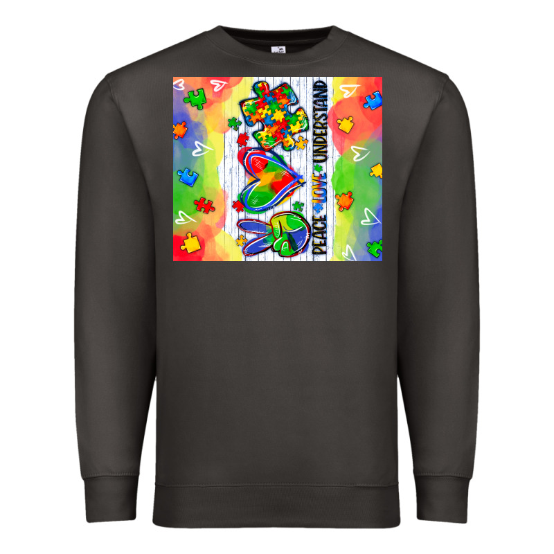 Peace Love Understand Premium Sweatshirt by CowGirlArtShop | Teevron