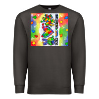 Smoke peace love understand Premium Sweatshirt - CowGirlArtShop