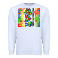 White peace love understand Premium Sweatshirt - CowGirlArtShop