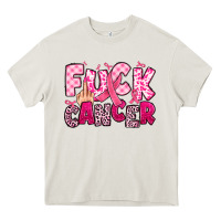 Cream fuck cancer Heavy Core Tee - JahusDesignShop