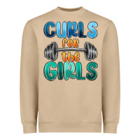 Mushroom curls for the girls Heavyweight Sweatshirt - MaliasSmallBusiness