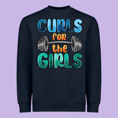 Curls For The Girls Heavyweight Sweatshirt Designed By Maliassmallbusiness