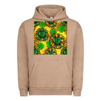 Pigment Burro St. Patrick's sunflower seamless pattern Urban Hoodie - BundleAndBundleShop