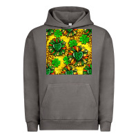 Pigment Tornado St. Patrick's sunflower seamless pattern Urban Hoodie - BundleAndBundleShop