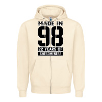 Sandshell Made in 98 22 Years Of Awesomeness Zipper Hoodie - Bettercallsaul