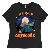 Black life is better outdoors Ladies Tee - JahusDesignShop