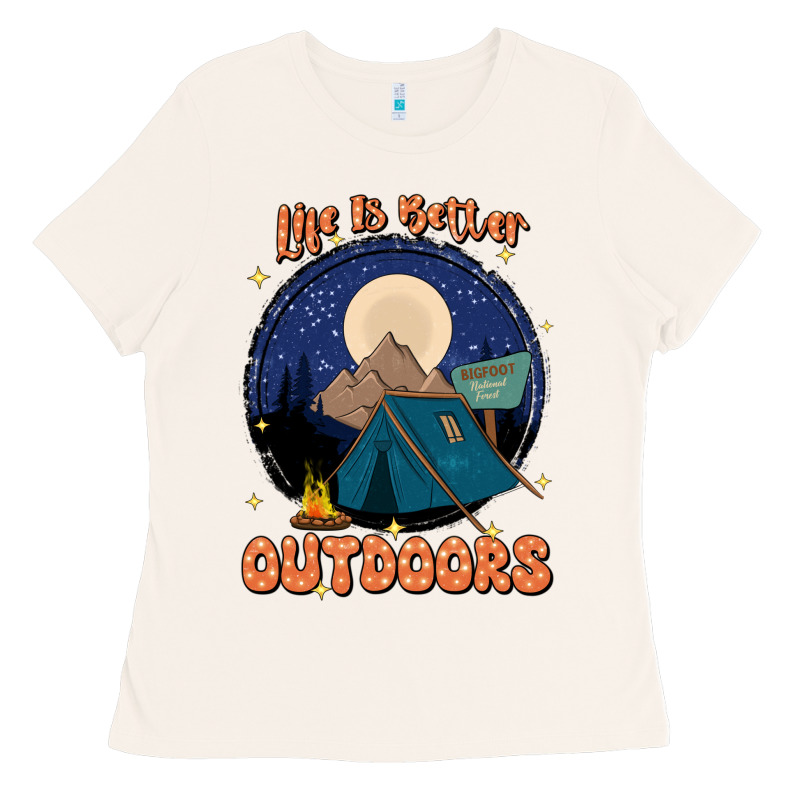 Life Is Better Outdoors Ladies Tee by JahusDesignShop | Teevron